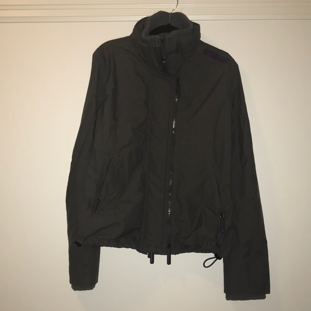 Grey Superdry Wind Cheater